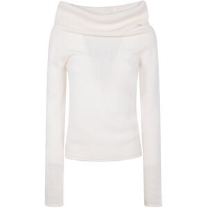 Nuur Women Long Sleeves Boat Neck Sweater